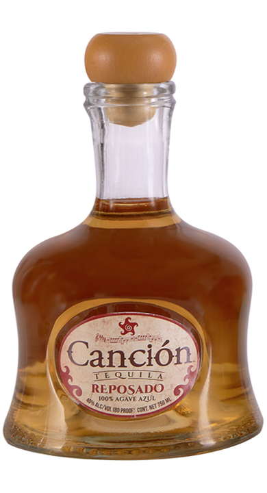 Bottle of Canción Tequila Reposado