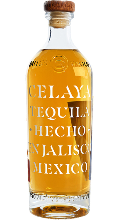Bottle of Celaya Tequila Añejo