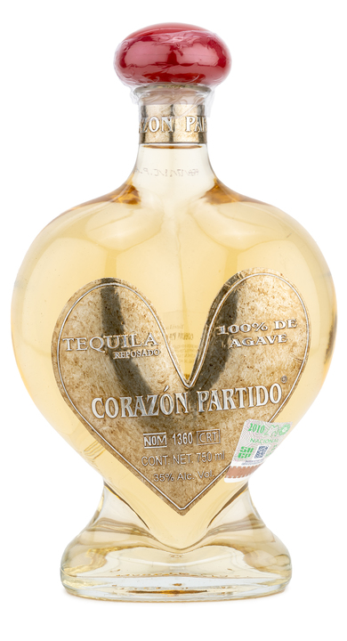 Bottle of Corazon Partido Reposado