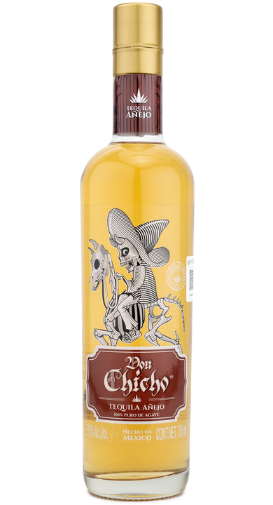 Bottle of Don Chicho Tequila Añejo