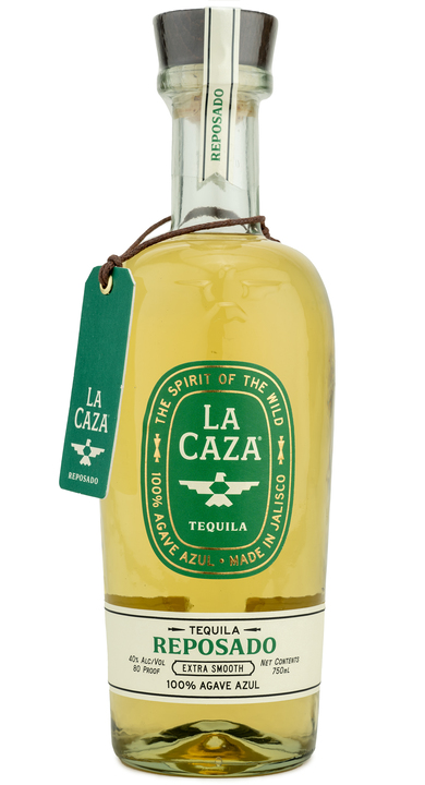 Bottle of La Caza Tequila Reposado