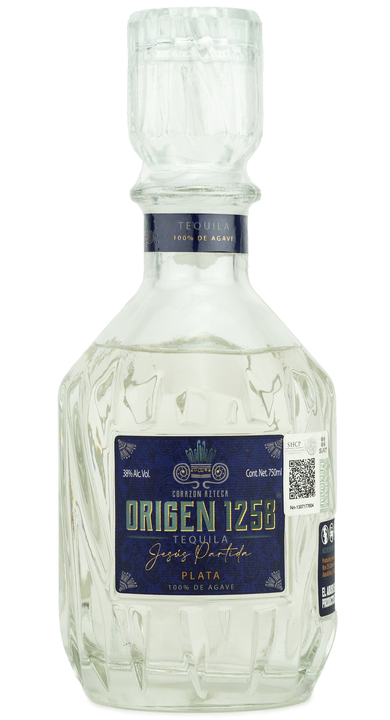 Bottle of Origen 1258 Tequila Plata