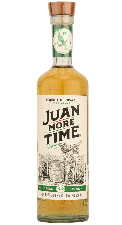Bottle of Juan More Time Reposado