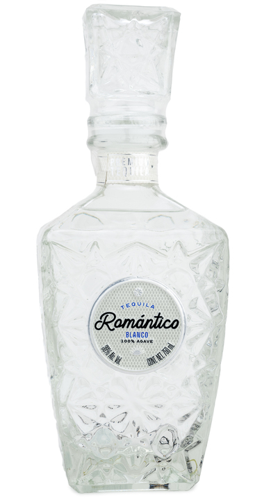Bottle of Tequila Romántico Blanco