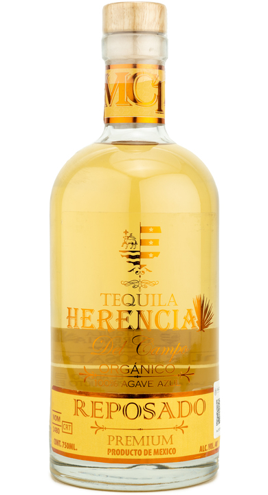 Bottle of Tequila Herencia del Campo Reposado