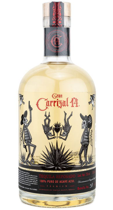 Bottle of Gran Carrizal 14 Tequila Reposado