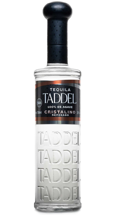 Bottle of Tequila Taddel Reposado Cristalino
