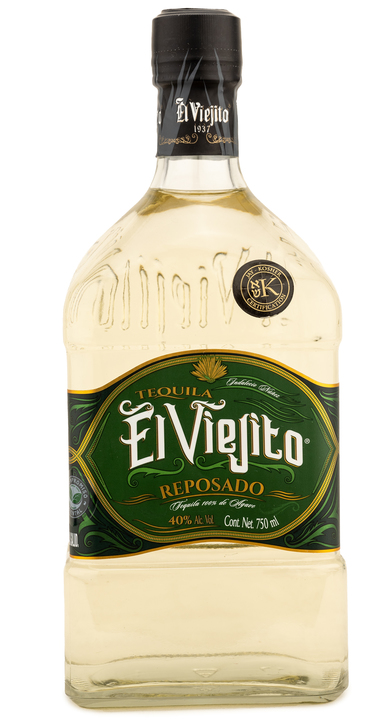 Bottle of El Viejito Reposado