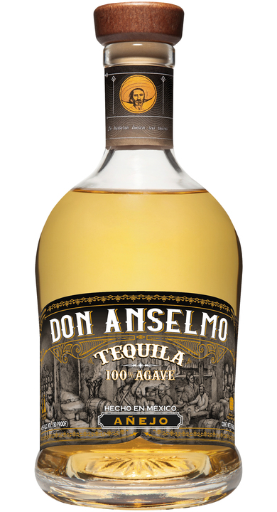 Bottle of Don Anselmo Tequila Añejo