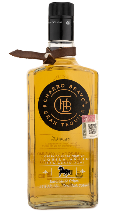 Bottle of Charro Bravo Añejo