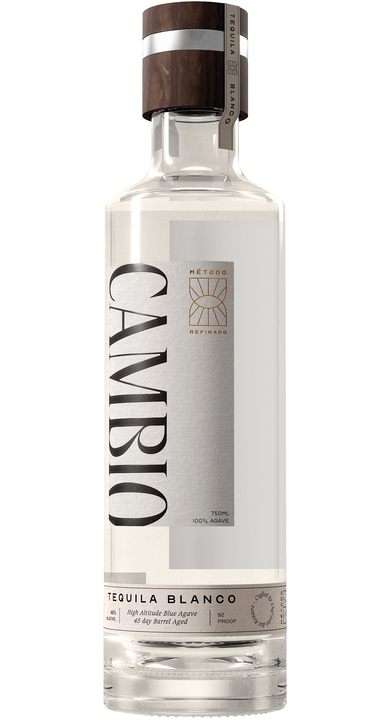 Bottle of Tequila Cambio Blanco