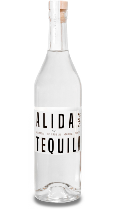 Bottle of Alida Tequila Blanco