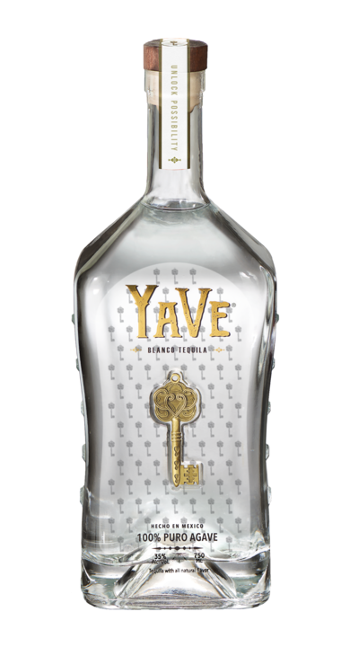 Bottle of YaVe Blanco Tequila