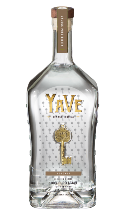 Bottle of YaVe Coconut Tequila