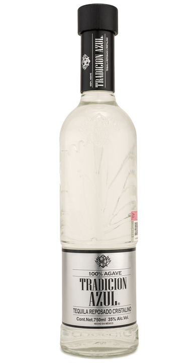 Bottle of Tradicion Azul Reposado Cristalino