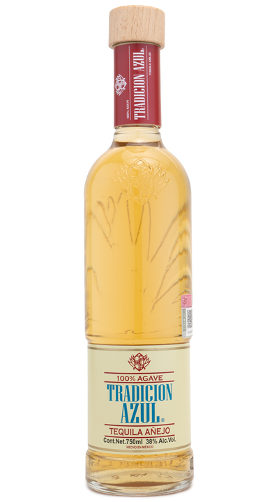 Bottle of Tradicion Azul Añejo