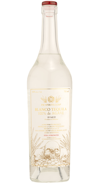 Bottle of PM Spirits Tequila Blanco Still Strength