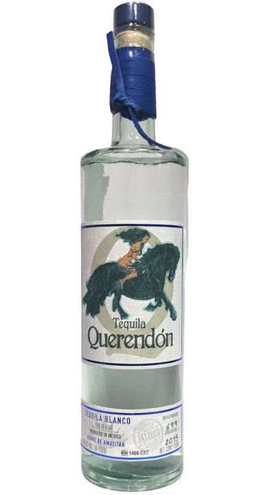 Bottle of Tequila Querendón Blanco