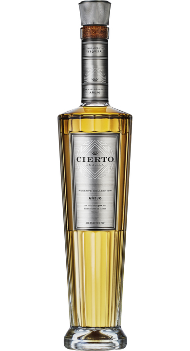 Bottle of Cierto Tequila Reserve Collection Añejo
