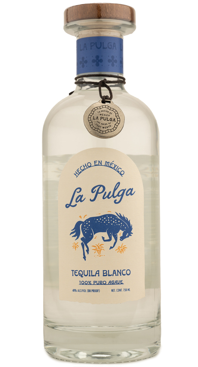 Bottle of La Pulga Tequila Blanco