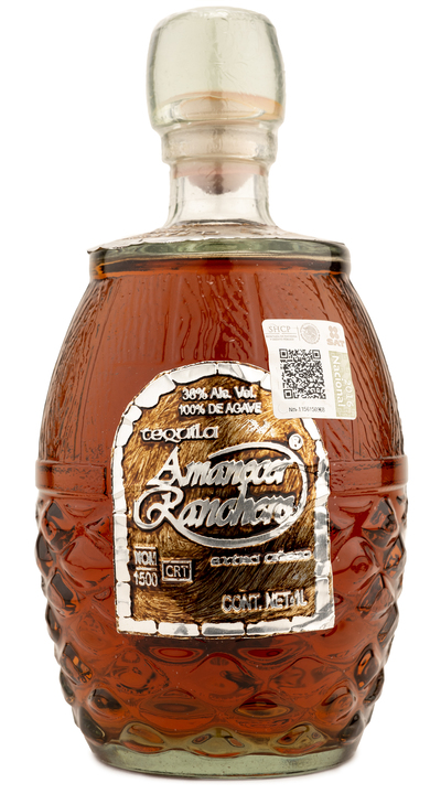 Bottle of Amanecer Ranchero Extra Añejo
