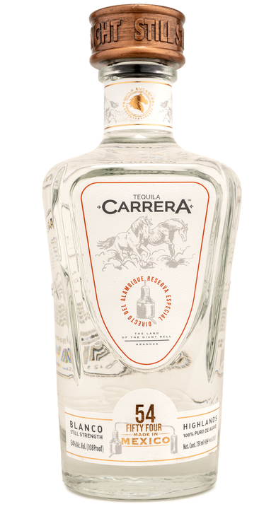 Bottle of Carrera Tequila Blanco Still Strength