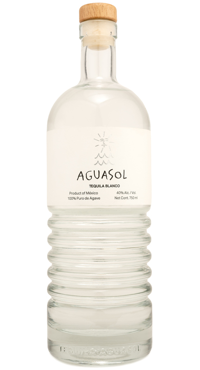 Bottle of Aguasol Tequila Blanco