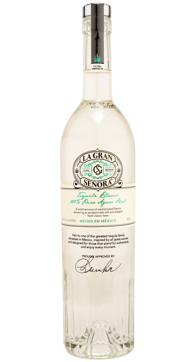 Bottle of La Gran Señora Tequila Blanco