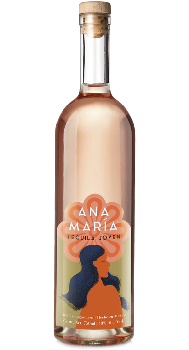 Bottle of Ana María Tequila Joven