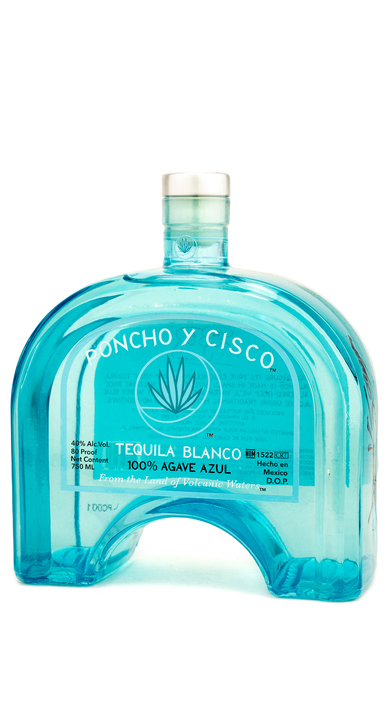 Bottle of Poncho y Cisco Tequila Blanco