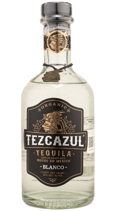 Bottle of Tezcazul Tequila Blanco