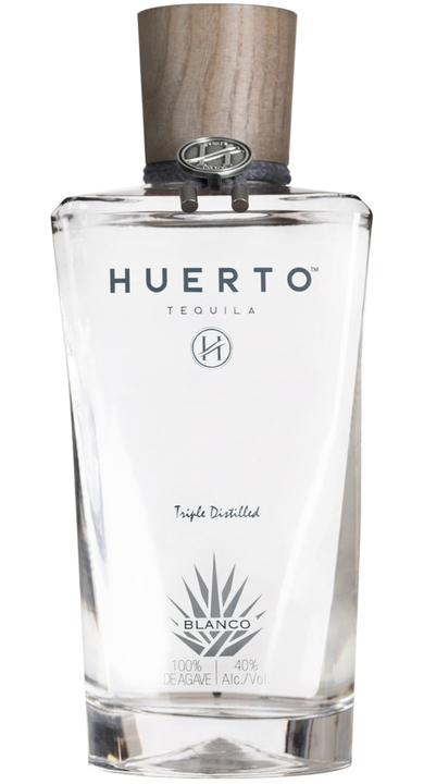 Bottle of Huerto Tequila Blanco