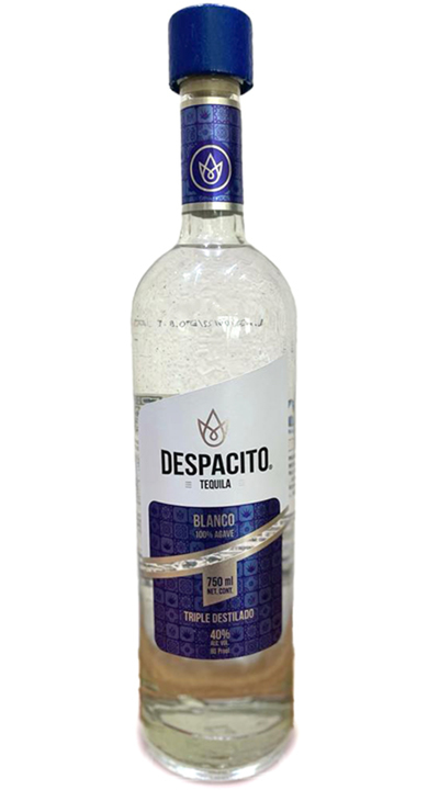 Bottle of Tequila Despacito Blanco