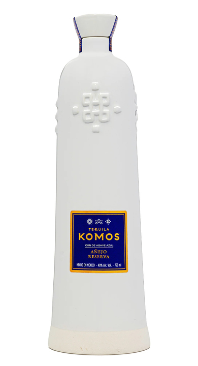 Bottle of Komos Tequila Añejo Reserva