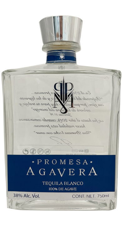 Bottle of Promesa Agavera Tequila Blanco