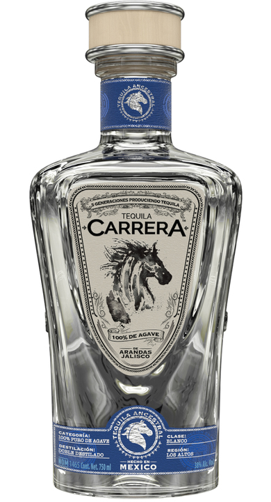 Bottle of Carrera Tequila Blanco