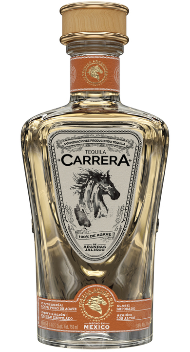 Bottle of Carrera Tequila Reposado