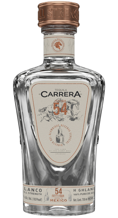 Bottle of Carrera Tequila Blanco Still Strength