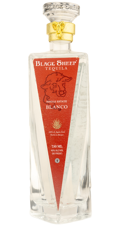 Bottle of Black Sheep Tequila Blanco