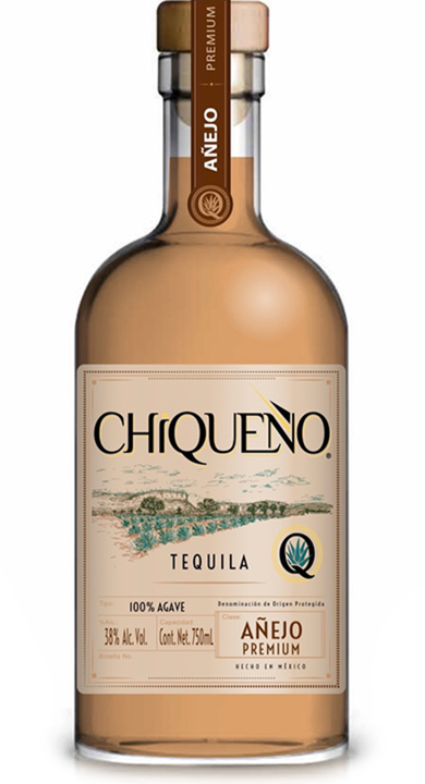 Bottle of Chiqueño Tequila Añejo