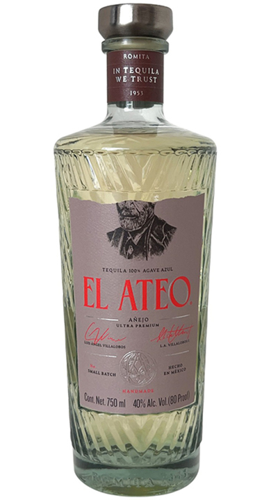 Bottle of El Ateo Añejo Ultra Premium