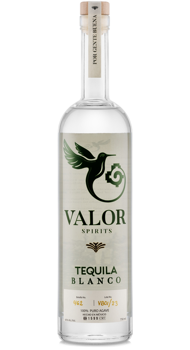 Bottle of Valor Tequila Blanco