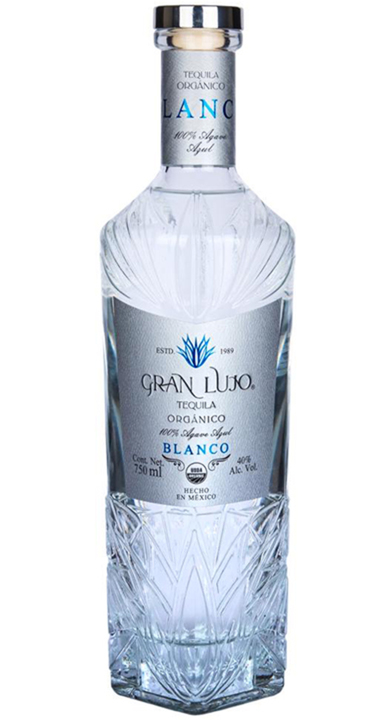 Bottle of Gran Lujo Tequila Blanco
