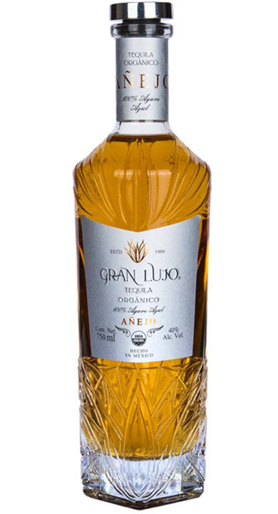 Bottle of Gran Lujo Tequila Añejo