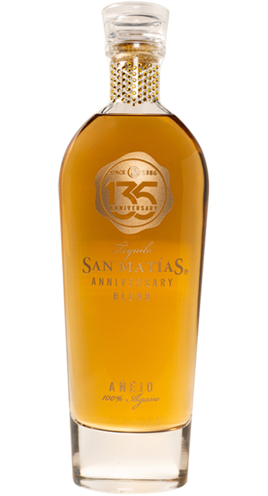 Bottle of San Matías Añejo Anniversary Blend