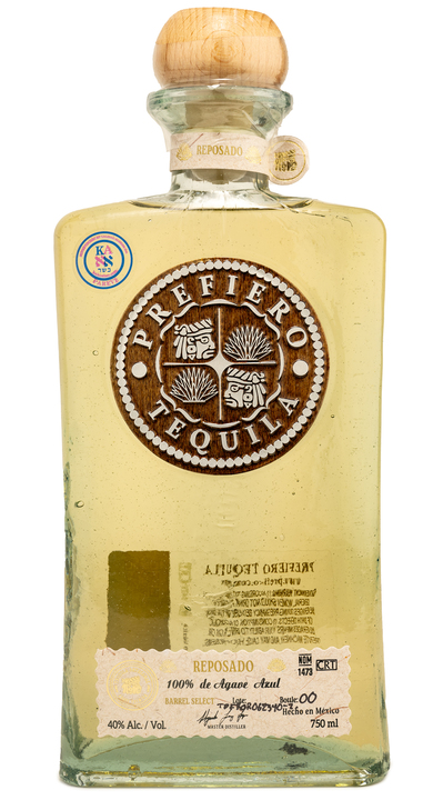 Bottle of Prefiero Tequila Reposado