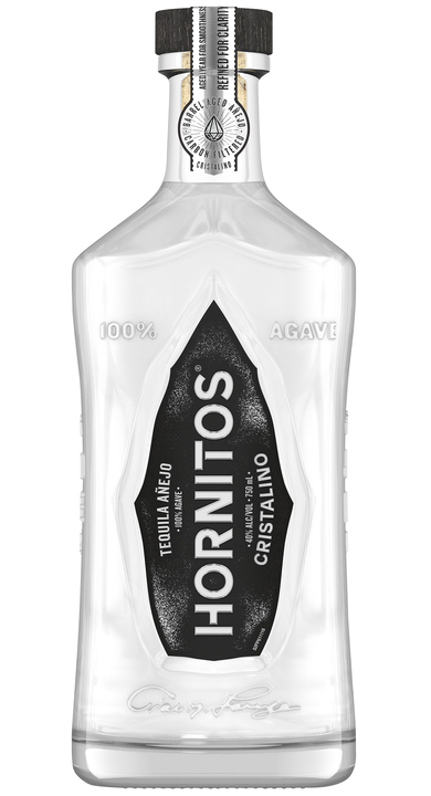 Bottle of Hornitos Cristalino Tequila