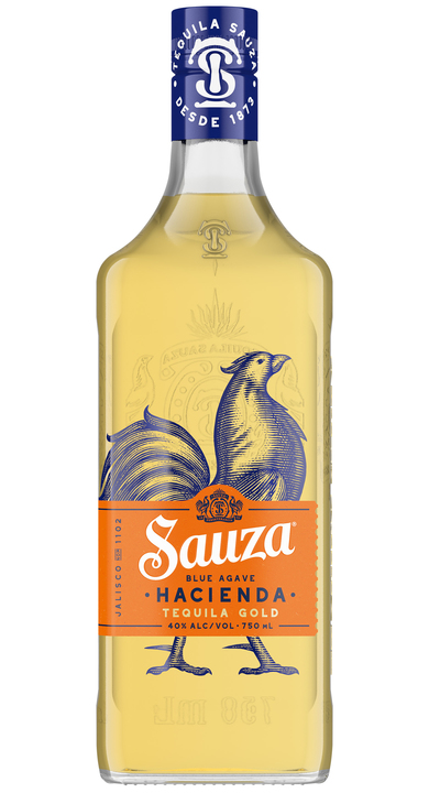 Bottle of Sauza Hacienda Gold Tequila