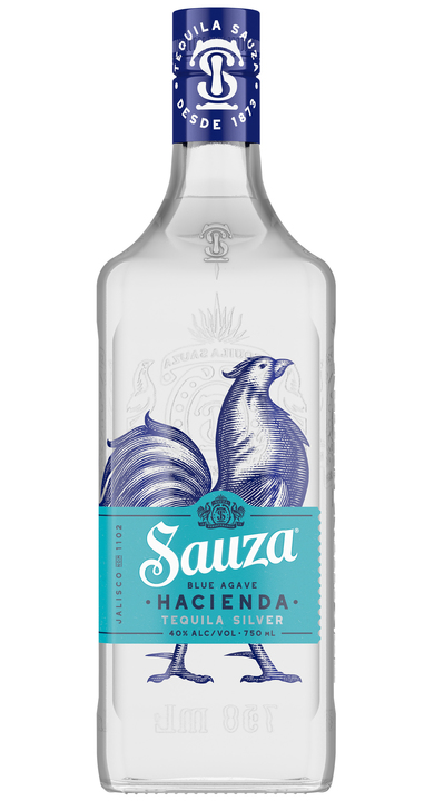 Bottle of Sauza Hacienda Silver Tequila