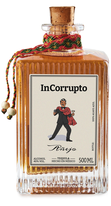 Bottle of InCorrupto Añejo